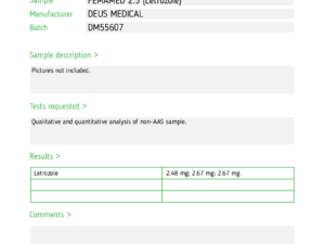 FEMAMED 2.5 AROMATASE INHIBITOR IN TABLETS